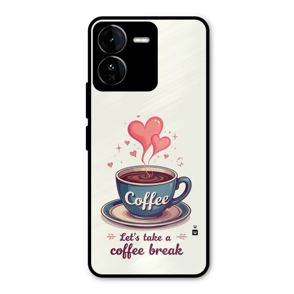 Love Coffee Break Metal Back Case for iQOO Z9