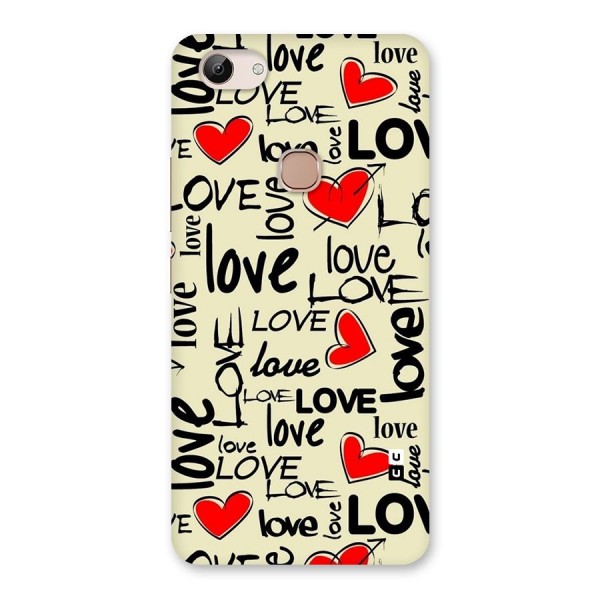 Love Hearts Pattern Back Case for Vivo Y83