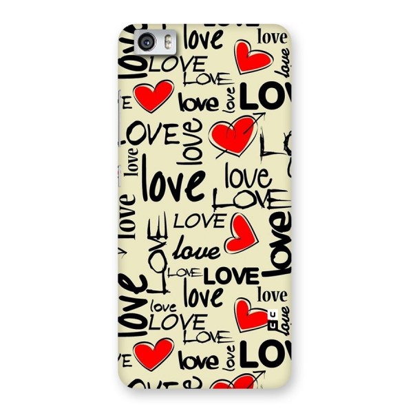 Love Hearts Pattern Back Case for Xiaomi Redmi Mi5