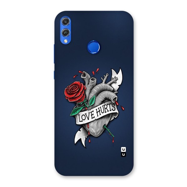 Love Hurts Back Case for Honor 8X
