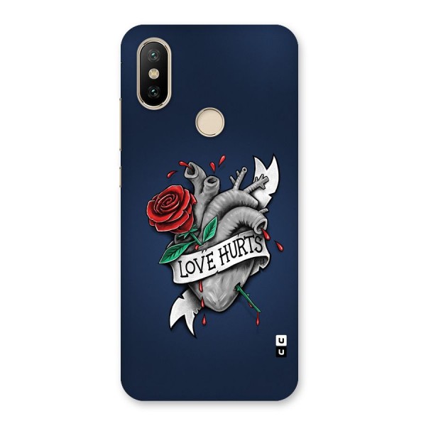 Love Hurts Back Case for Mi A2