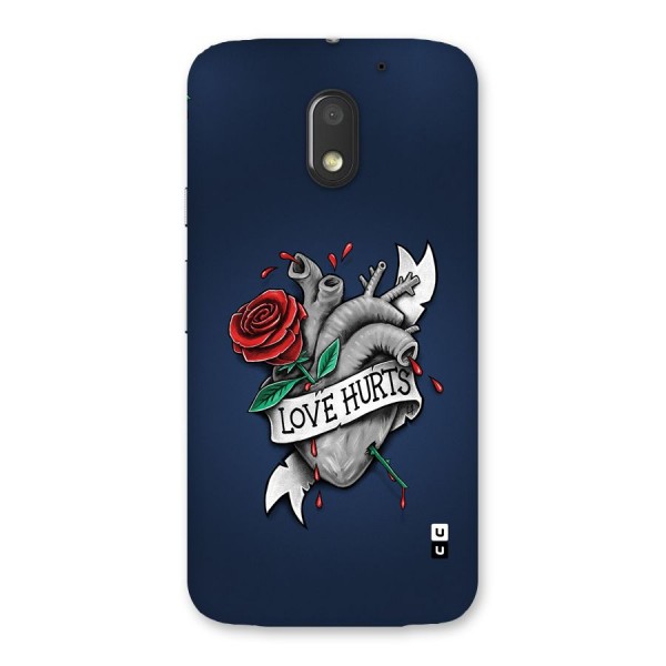 Love Hurts Back Case for Moto E3 Power