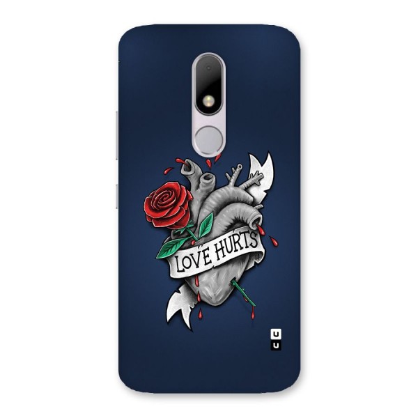 Love Hurts Back Case for Moto M