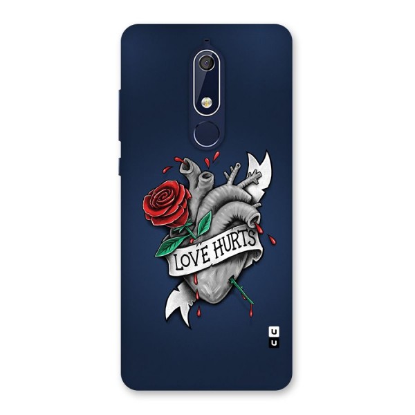 Love Hurts Back Case for Nokia 5.1