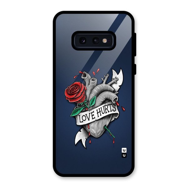 Love Hurts Glass Back Case for Galaxy S10e