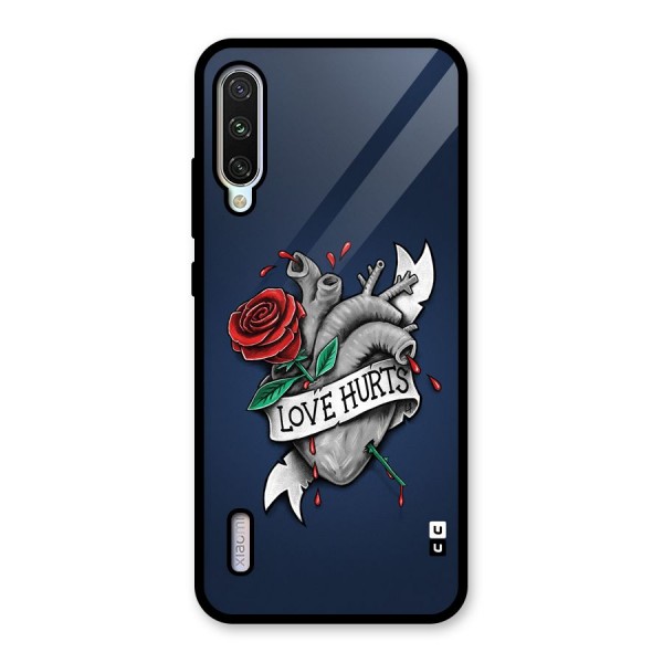 Love Hurts Glass Back Case for Mi A3