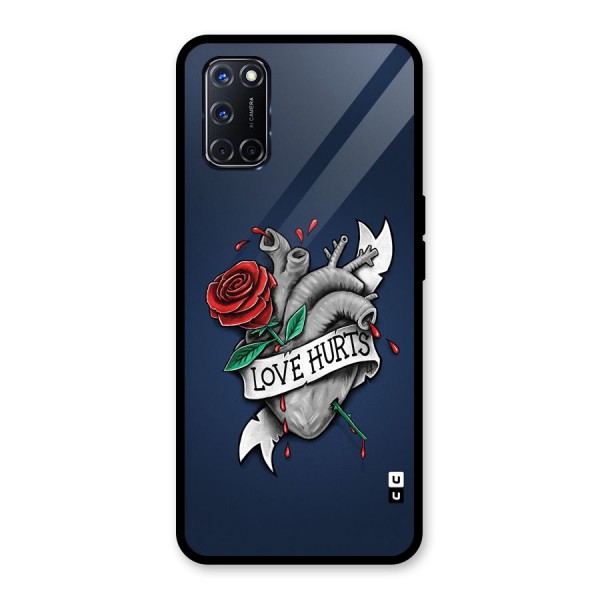 Love Hurts Glass Back Case for Oppo A52