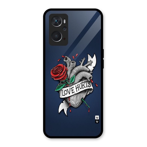 Love Hurts Glass Back Case for Oppo K10 4G