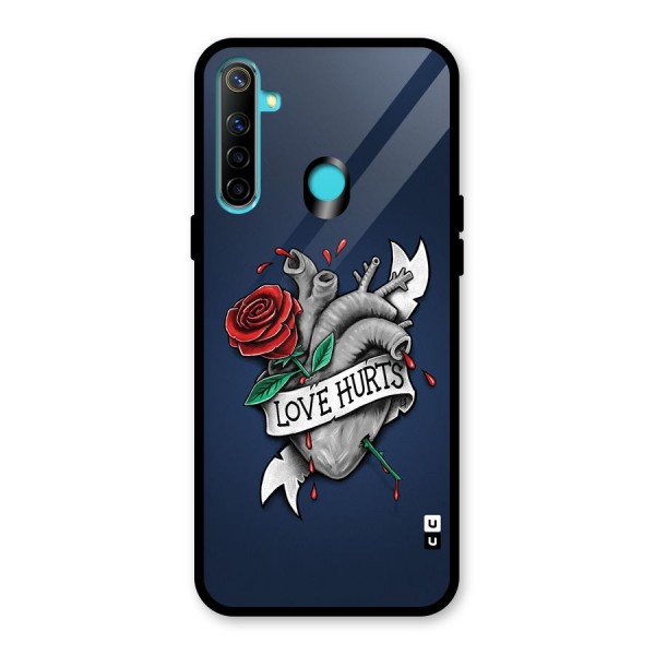 Love Hurts Glass Back Case for Realme 5