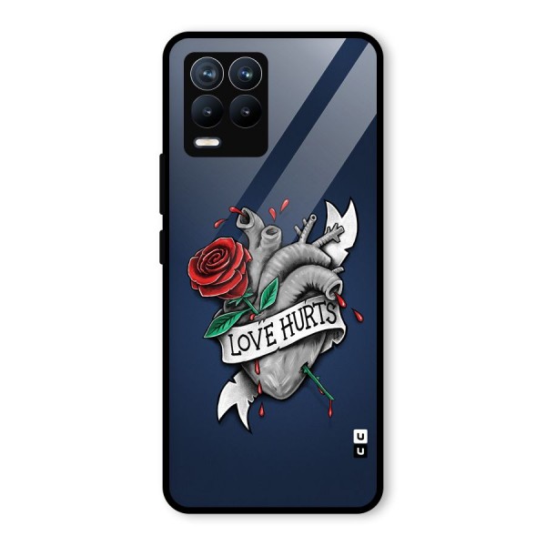 Love Hurts Glass Back Case for Realme 8 Pro