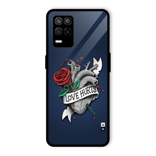 Love Hurts Glass Back Case for Realme 8s 5G
