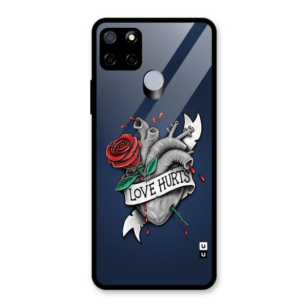 Love Hurts Glass Back Case for Realme C15