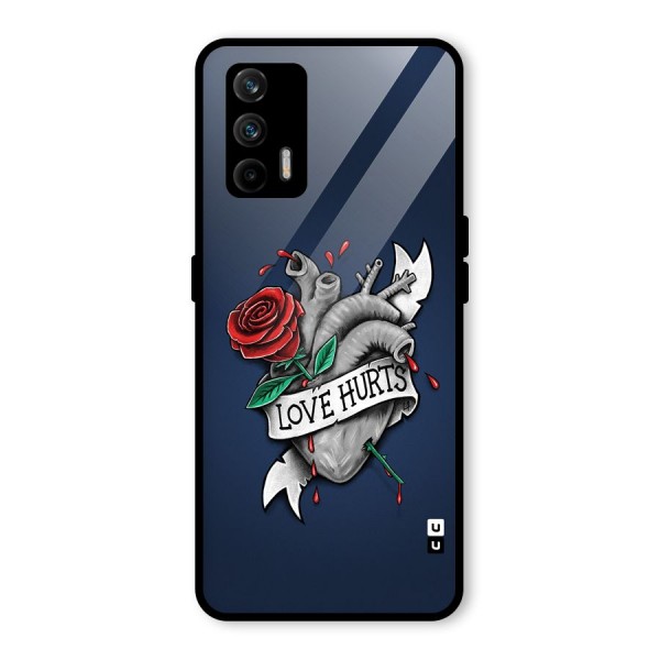 Love Hurts Glass Back Case for Realme X7 Max