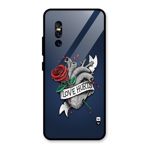 Love Hurts Glass Back Case for Vivo V15 Pro