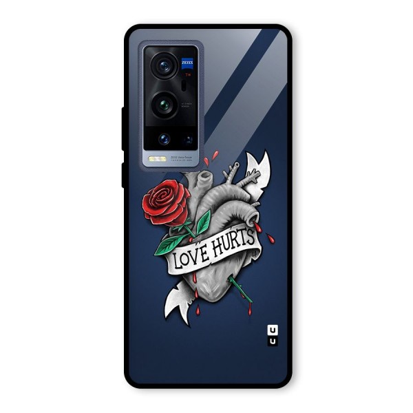 Love Hurts Glass Back Case for Vivo X60 Pro Plus