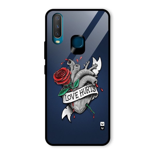 Love Hurts Glass Back Case for Vivo Y12