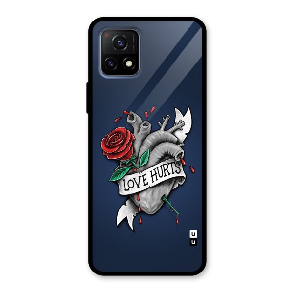 Love Hurts Glass Back Case for Vivo Y72 5G