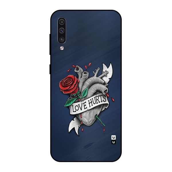 Love Hurts Metal Back Case for Galaxy A50s