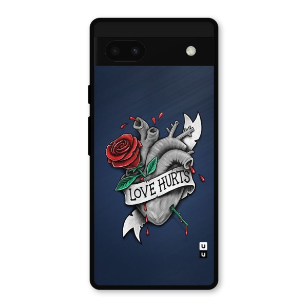 Love Hurts Metal Back Case for Google Pixel 6a