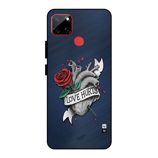 Love Hurts Metal Back Case for Realme C12