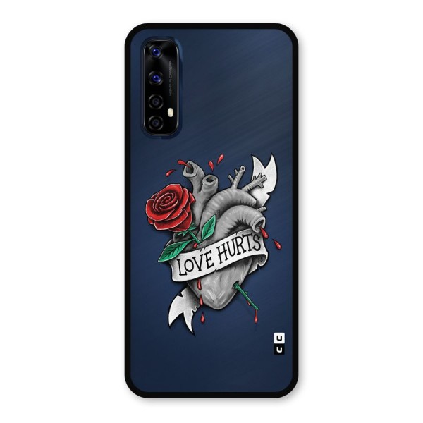 Love Hurts Metal Back Case for Realme Narzo 20 Pro