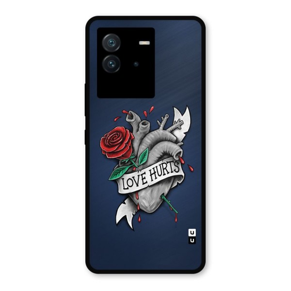 Love Hurts Metal Back Case for iQOO Neo 6 5G