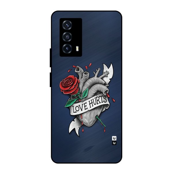 Love Hurts Metal Back Case for iQOO Z5