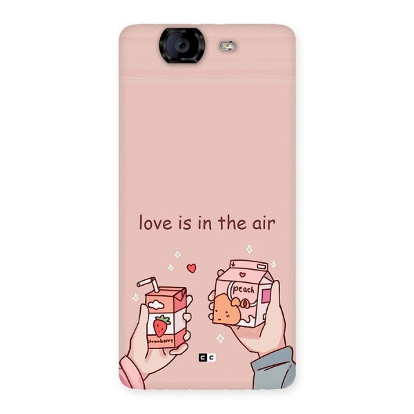 Love In Air Back Case for Canvas Knight A350