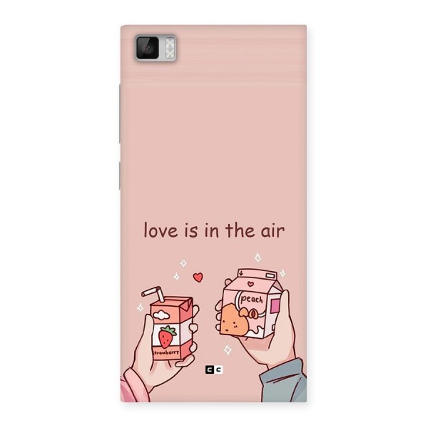 Love In Air Back Case for Mi3