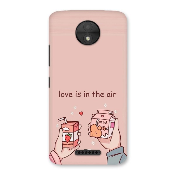 Love In Air Back Case for Moto C
