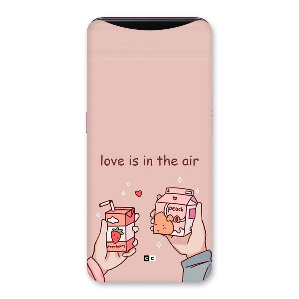 Love In Air Back Case for Oppo Find X