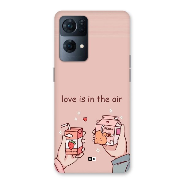 Love In Air Back Case for Oppo Reno7 Pro 5G