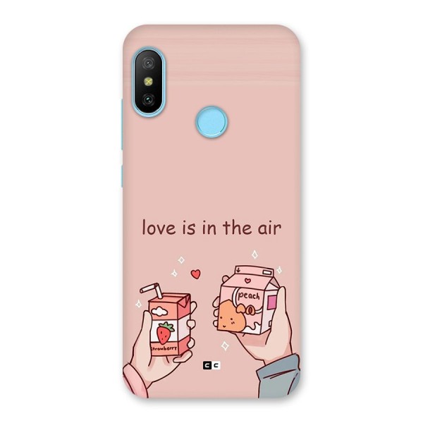 Love In Air Back Case for Redmi 6 Pro