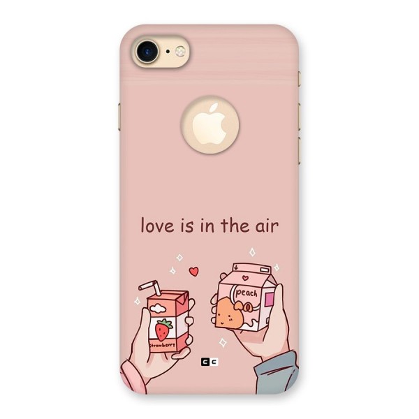 Love In Air Back Case for iPhone 8 Logo Cut