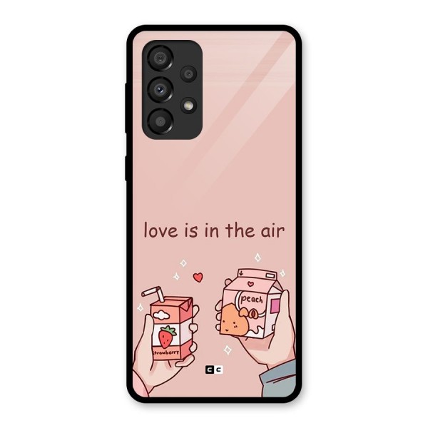 Love In Air Glass Back Case for Galaxy A33 5G