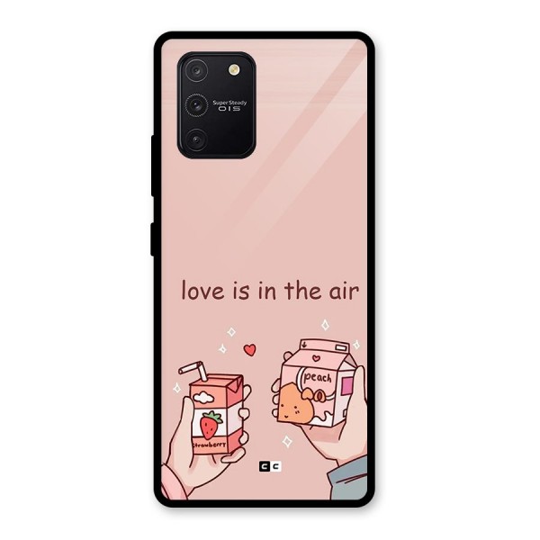 Love In Air Glass Back Case for Galaxy S10 Lite