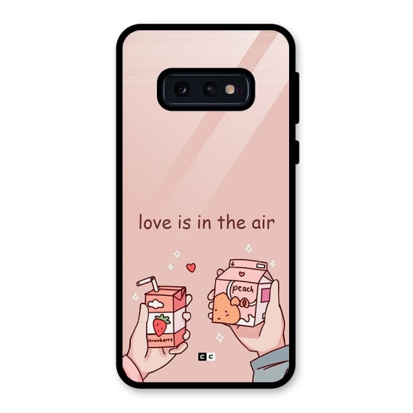 Love In Air Glass Back Case for Galaxy S10e