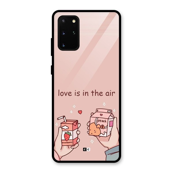 Love In Air Glass Back Case for Galaxy S20 Plus