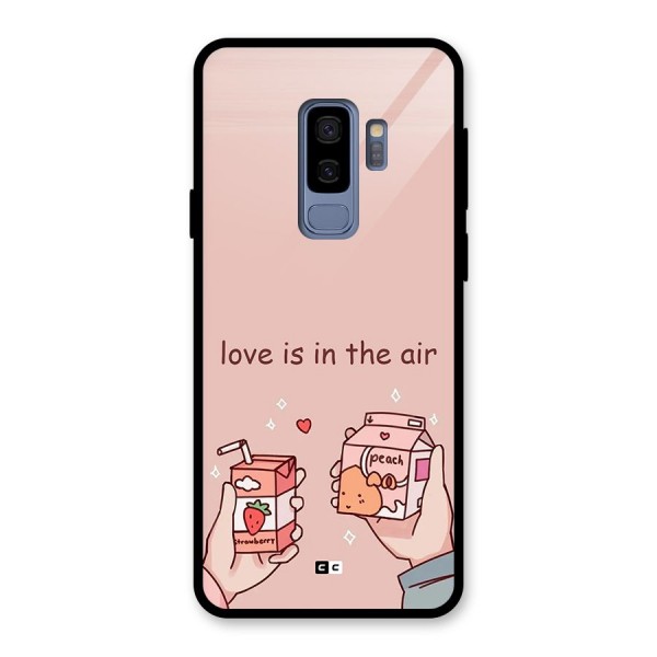 Love In Air Glass Back Case for Galaxy S9 Plus