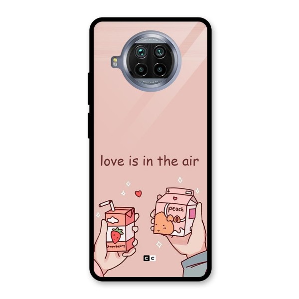 Love In Air Glass Back Case for Mi 10i