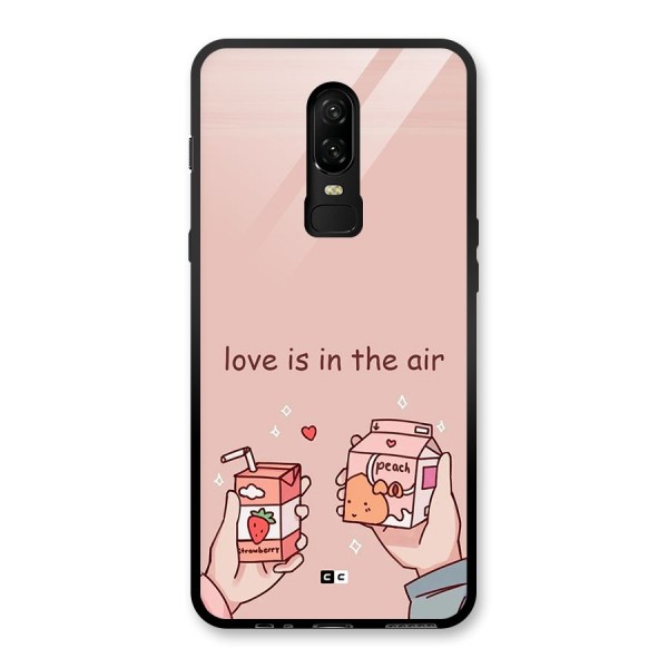 Love In Air Glass Back Case for OnePlus 6