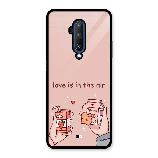 Love In Air Glass Back Case for OnePlus 7T Pro