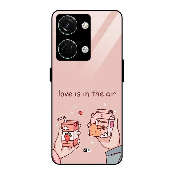 Love In Air Glass Back Case for Oneplus Nord 3