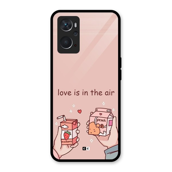 Love In Air Glass Back Case for Oppo K10 4G