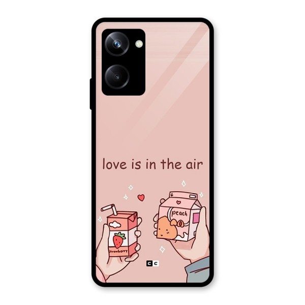 Love In Air Glass Back Case for Realme 10 Pro