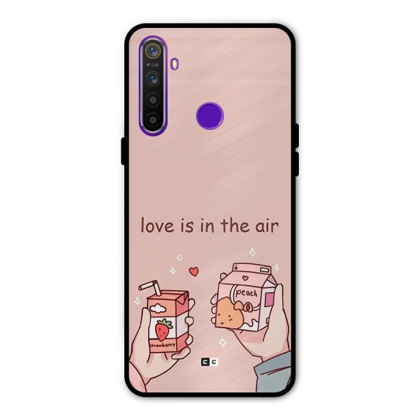 Love In Air Glass Back Case for Realme 5s