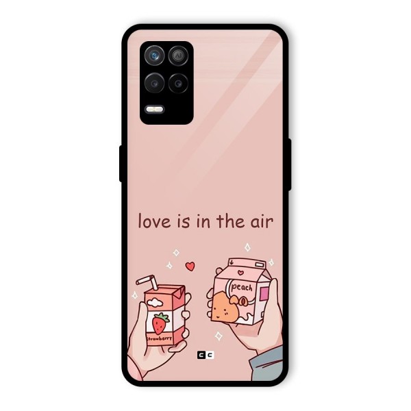 Love In Air Glass Back Case for Realme 8s 5G