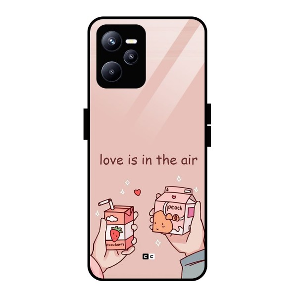 Love In Air Glass Back Case for Realme C35