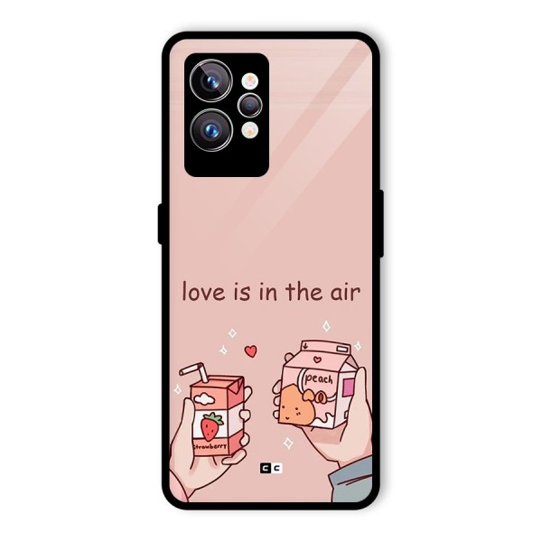 Love In Air Glass Back Case for Realme GT2 Pro