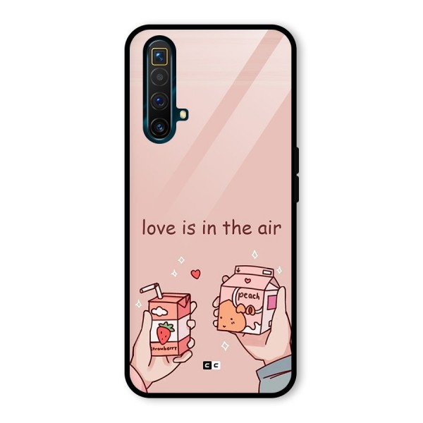 Love In Air Glass Back Case for Realme X3 SuperZoom